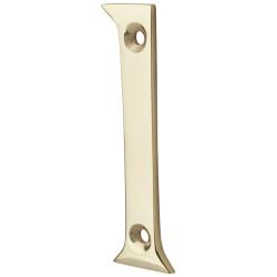 76mm Screw Fix Door Numeral - 1 - Polished Brass
