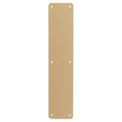 Hampstead Solid Brass Plain Finger Plate - 350 x 75 x 1.2mm - Satin