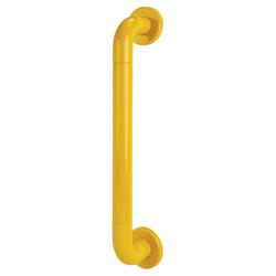 Hoppe AR602/425 Golden Yellow Nylon D-Bar Door Pull Handle on Rose - Screw Fix - 425mm c/c