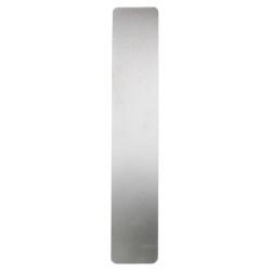Altro Stainless Steel Self Adhesive Plain Finger Plate - 450 x 75 x 1.5mm - Satin