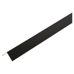 Rothley 2500mm Aluminium Angle - Equal Sided - 15.5 x 15.5 x 1mm - Matt Black
