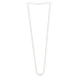 Altro Hairpin Leg - 2 Pin - 400mm Height - White - Pair