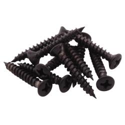 Altro Spare Casement Window Stay Screws - Black - Pack of 10