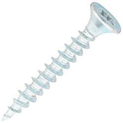 SiDAX General Purpose Pozi Countersunk Wood Screws - 4.0 x 30mm - Zinc Plated - Pack of 200