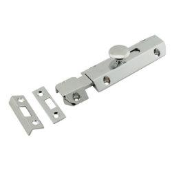 Carlisle Brass French Door Bolt/Flat Section Bolt - 150 x 36mm - Polished Chrome