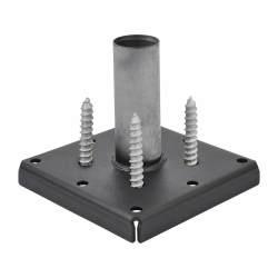 Base Plate for Wooden Post - Suit 70-90mm Post - Hot Dip Galvanised