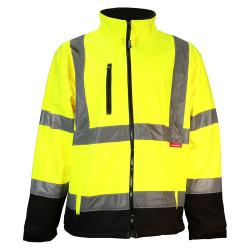 TIMCO Hi Visibility Softshell Jacket - Yellow - XL