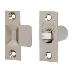 Touchpoint Adjustable Roller Catch - 24 x 59mm Faceplate - Polished Nickel - Pack of 5