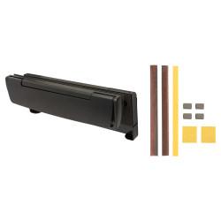 Arrone AR708HS Fire Rated TS008 Security Letter Plate - 310 x 21mm - Black