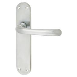 Touchpoint Satin Chrome Latch Door Handles Pack - Sassari Range