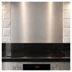 Altro 430 Stainless Steel Kitchen Splashback - 600 x 600mm - Satin