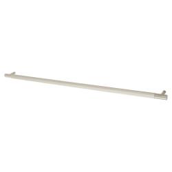 Alexander & Wilks Brunel 13mm Knurled T-Bar Cabinet Pull Handle - 448mm Centres - Satin Nickel