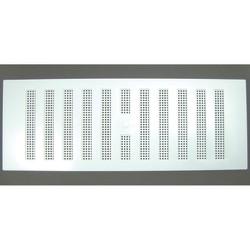 Louvre Vent - 271 x 95mm - 8800mm² Free Air Flow - White Plastic