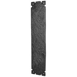Olde Forge Iron Plain Finger Plate - 300 x 65 x 4mm - Antique Black