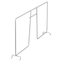 elfa Top Track System - Click In Ventilated Wire Shelf Divider - 411 x 54 x 200mm - Platinum