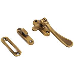 Heritage Brass by M Marcus Spoon Mortice & Hook Plate Window Fastener - Reversible - Antique Brass