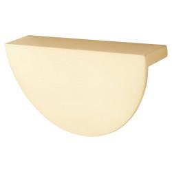 Altro Otley Cabinet Finger Pull Handle - 96mm Centres - Satin Brass