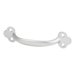 Touchpoint Shaker 31mm D-Bar Cabinet Pull Handle - 95mm Centres - Matt Chrome