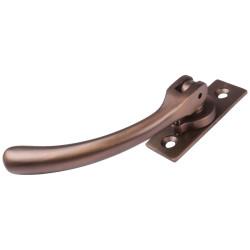 Hampstead Bulb End Locking Espagnolette Casement Window Handle - Left Hand - Soft Antique Bronze