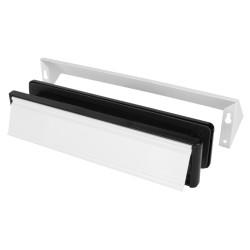 Yale Security Letter Plate - 304 x 70mm - Door Thickness 40-80mm - White