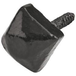 Olde Forge Door Stud - 15 x 15mm - Metalized Antique Black Iron - Pack of 10