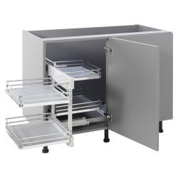 Kitchen Cabinet Storage Blind Corner Optimiser Plus - Fits to Cabinet Width 1000mm