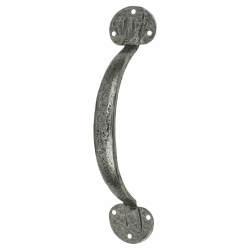 Olde Forge Pewter Bean D-Bar Door Pull Handle - Screw Fix - 147mm Centres