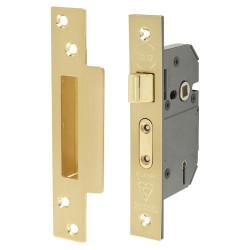Yale M560 BS3621:2007 5 Lever Sashlock - 64mm Case - 44mm Backset - Polished Brass