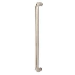 Altro Satin Stainless Steel 30mm D-Bar Door Pull Handle - Bolt Fix - 600mm Centres