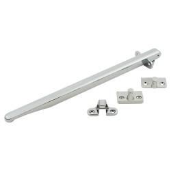 Fab & Fix Craftsman Non Locking Bar Casement Window Stay - 11"/280mm Length - Polished Chrome