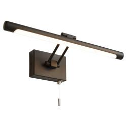 Forum Spa Chai 8W LED Picture/Mirror Bathroom Wall Light - IP44 - 3000K Warm White - Matt Black