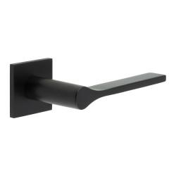 CRES by Frelan Black Fixed Dead Door Handles on Square rose - CR-105 Range
