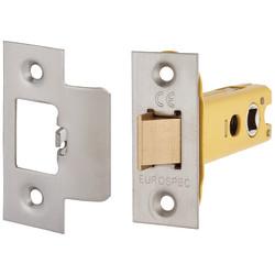 Altro Heavy Duty Bolt Through Tubular Latch - 78mm Case - 57mm Backset - Square - Satin Stainless