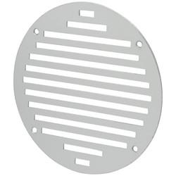 Touchpoint Circular Slotted Vent - 152 x 152mm - 6212mm² Free Air Flow - Satin Aluminium