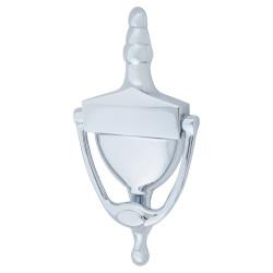 Carlisle Brass Victorian Urn Door Knocker - Polished Chrome - 152 x 77mm