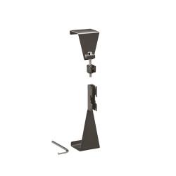 elfa Top Track System - Over Door Hook - 150 x 68 x 40mm - Graphite