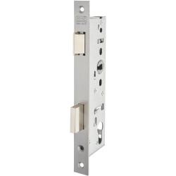Nemef 9600 Narrow Style Euro Sashlock - 55mm Case - 40mm Backset - Satin Stainless Steel
