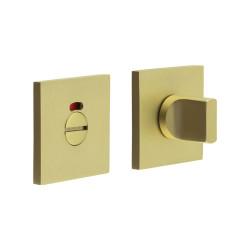 CRES by Frelan CRES802 Square Bathroom Turn & Release with Indicator - 54 x 54mm - Satin Brass