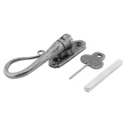 From The Anvil Shepherd's Locking Espagnolette Casement Window Handle - Left Hand - Pewter