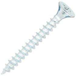 SiDAX General Purpose Pozi Countersunk Wood Screws - 4.0 x 35mm - Zinc Plated - Pack of 200