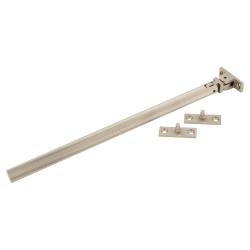 Hampstead Aspen Lines Casement Window Stay - 8"/200mm Length - Satin Nickel