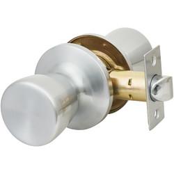 Touchpoint Satin Chrome Hotel Passage Mortice Door Knobset - 65mm Rose Diameter
