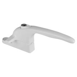 Securistyle Virage Cockspur Locking Window Handle - 21mm Nose Height - Right Hand - White