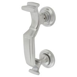 Heritage Brass by M Marcus Doctor Door Knocker - Satin Chrome - 192 x 43mm