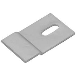 Offset Fixing Bracket Plate - 41 x 25 x 3.6mm - Zinc Plated Steel - Pack of 10