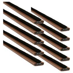 Pyroplex Fire & Smoke Intumescent Strip - FD30 - 15 x 4 x 2100mm with Brush - Brown - Pack of 50