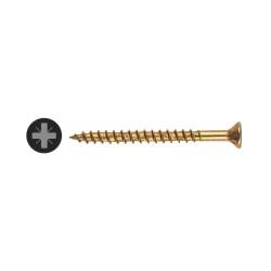 TIMCO Classic Pozi Countersunk Wood Screws - 6.0 x 45mm - Yellow Zinc - Pack of 200