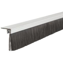 Barrier Brush Strip F3 - Brush Size 24mm - 3000mm Length - Inward/Outward Opening Doors - Aluminium