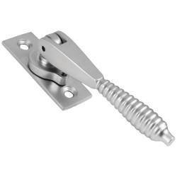 Hampstead Reeded Locking Espagnolette Casement Window Handle - Reversible - Soft Satin Chrome