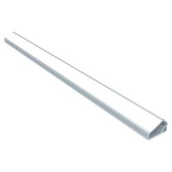 Sensio Ray Angled Profile with End Caps - 1500mm - Aluminium